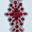 Thumbnail: Red and Crystal AB Applique