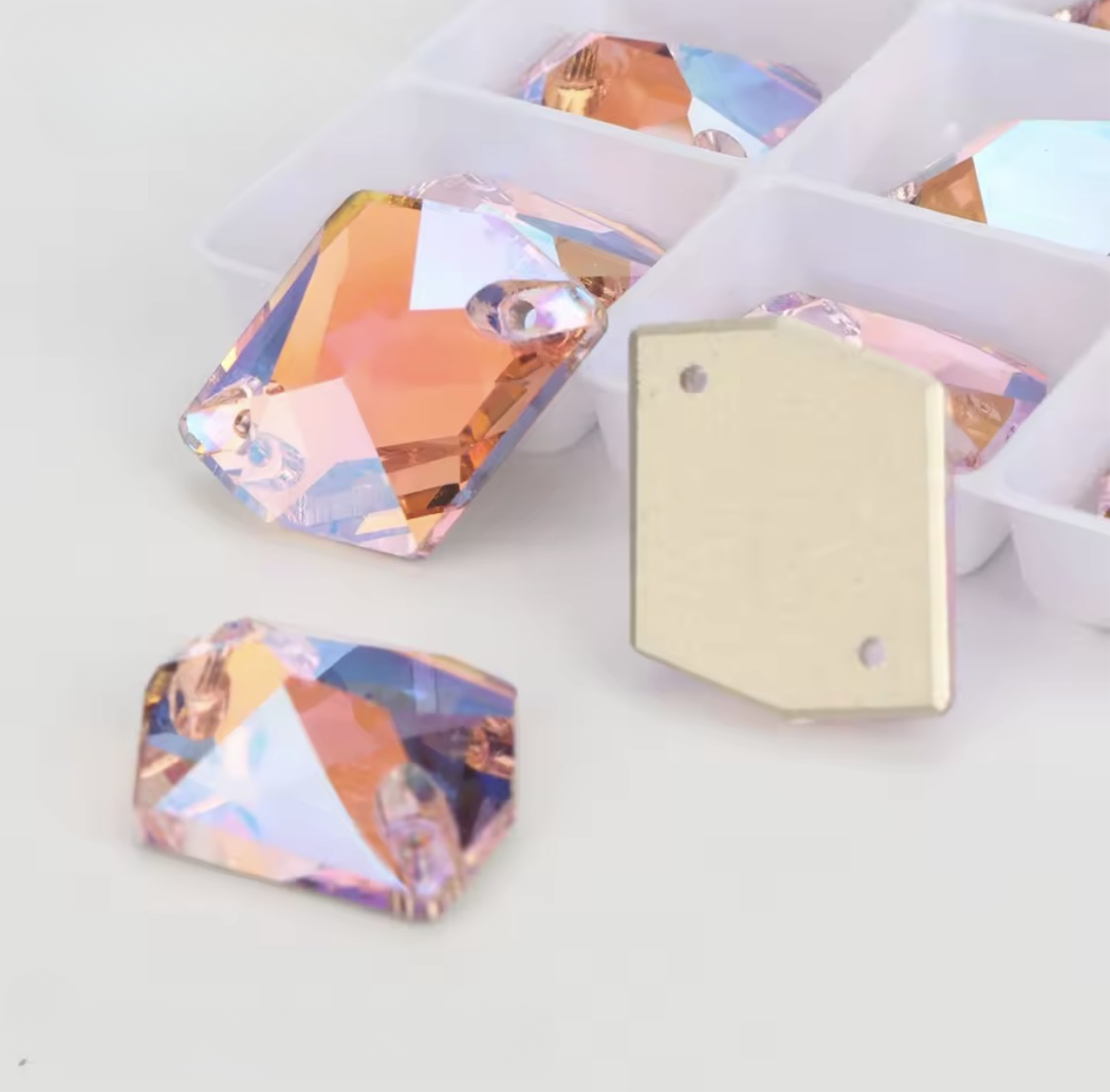 Light Rose Shimmer Cosmic Shapes