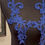 Thumbnail: Royal Blue Embroidered Applique-Pair