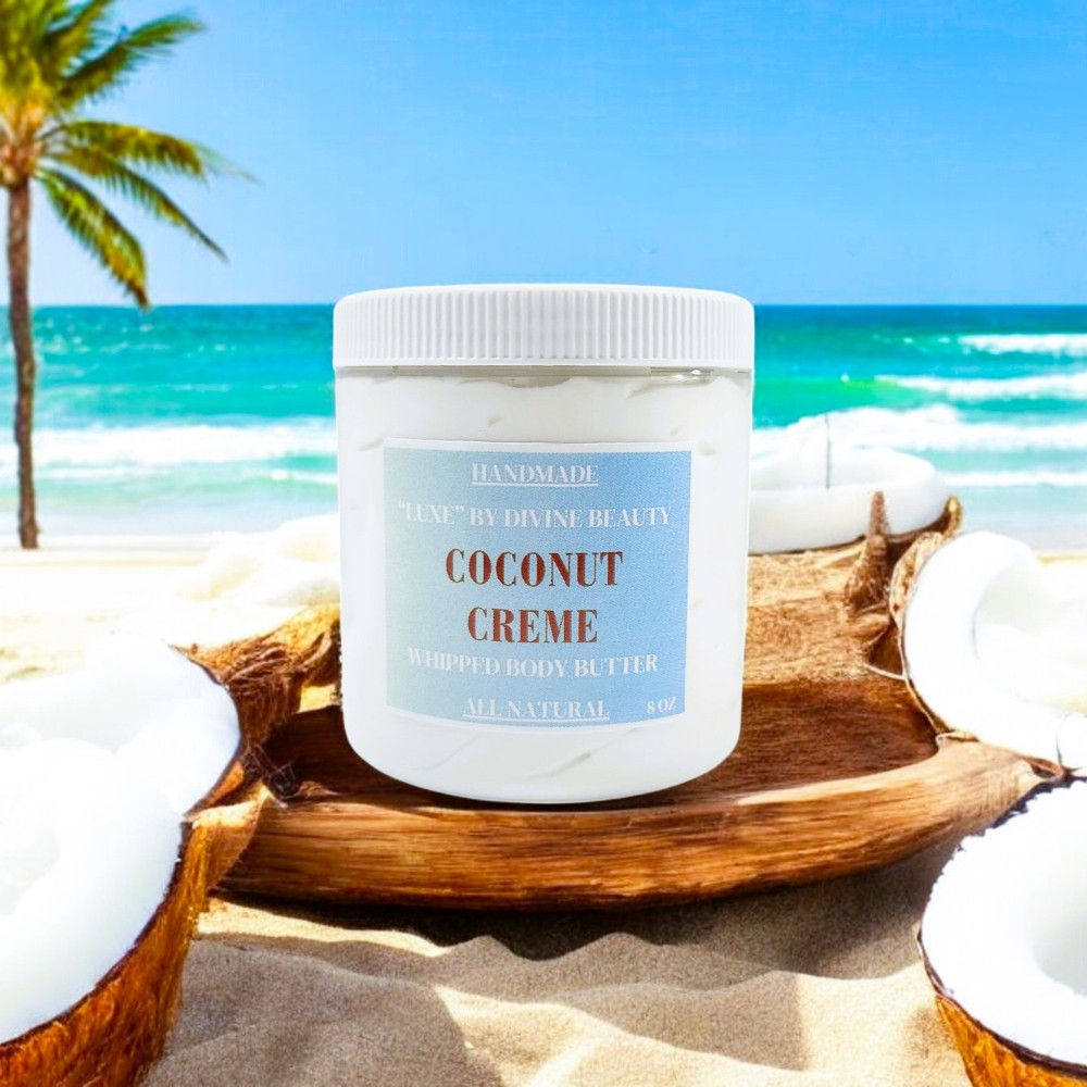 Luxe Coconut Creme' Whipped Body Butter 8oz