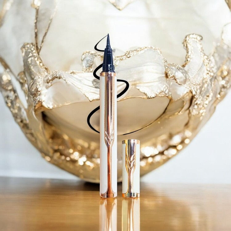 Thumbnail: Luxe Gold Label Liquid Velvet Eyeliner in slim applicator tube