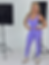 Vista frontal do macacão fitness feminino roxo Gringas SKYM com ajuste perfeito ao corpo