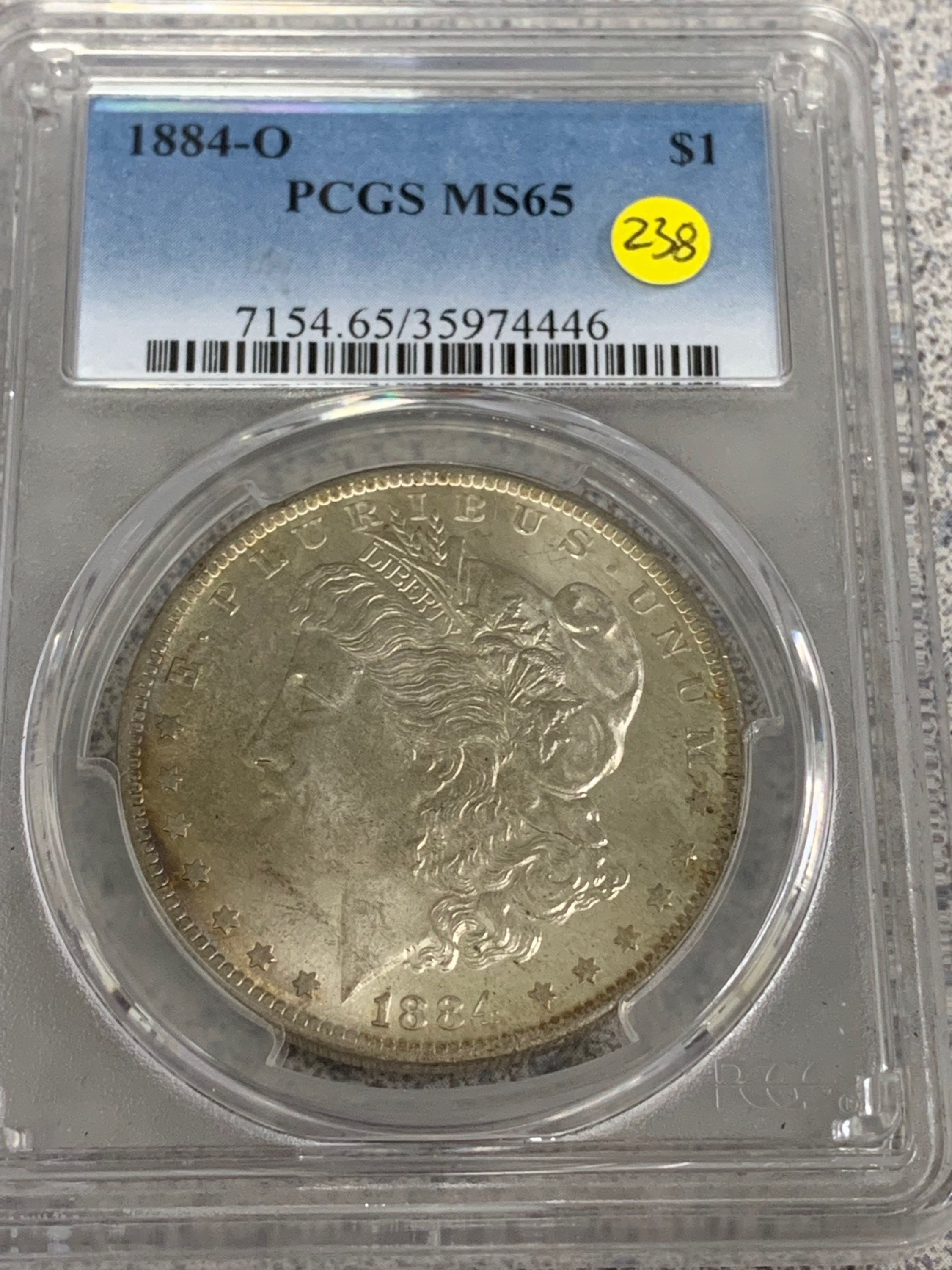 1884-O PCGS MS65