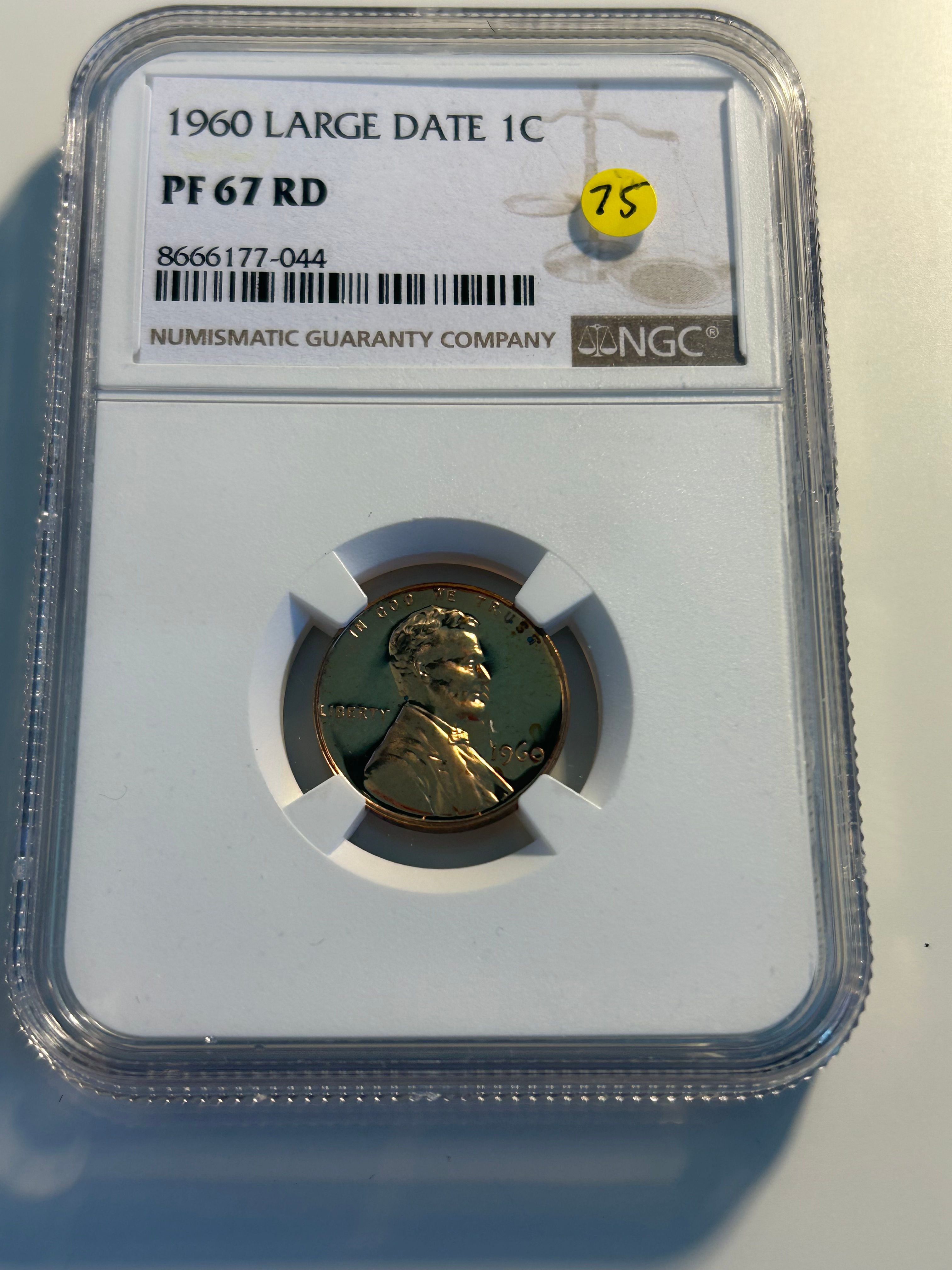 1960 Large Date — PF 67 RD 