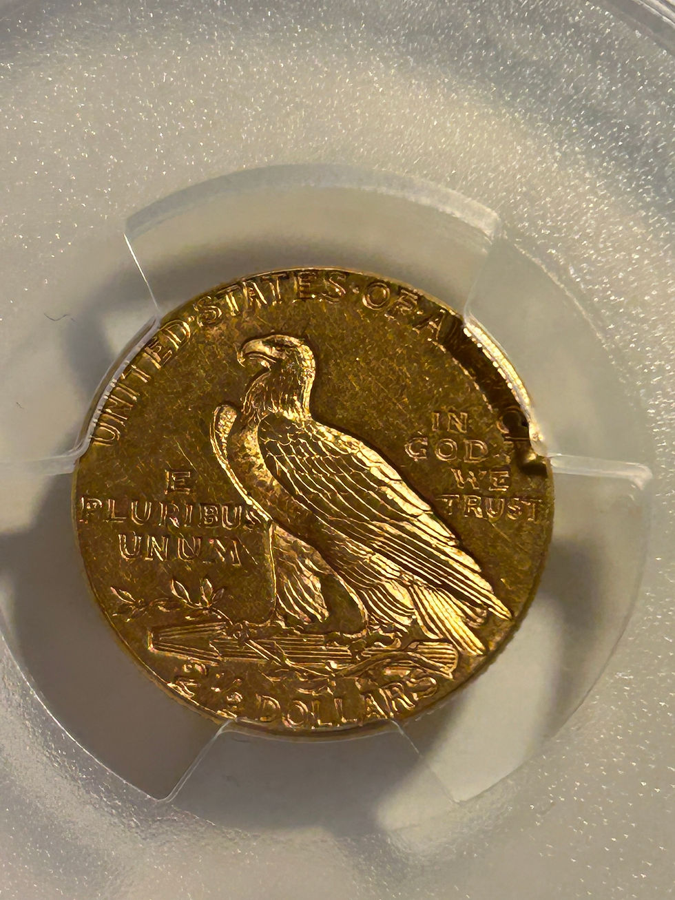 Thumbnail: 1927 - PCGS AU58 - $2.5 Indian