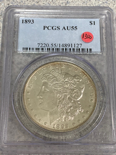 1893 PCGS AU55 | Kyle Lubke Rare Coin