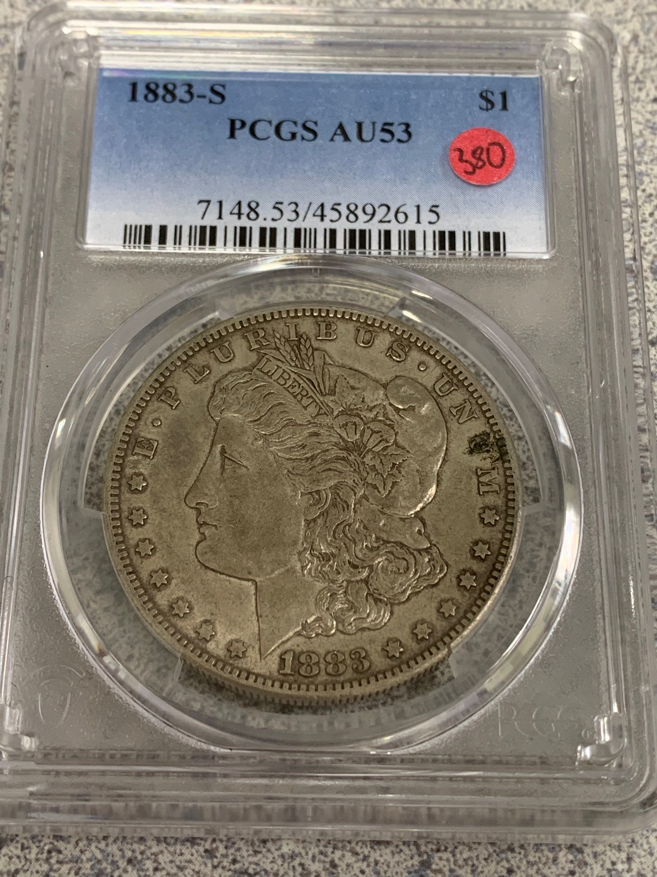 1883-S PCGS AU53