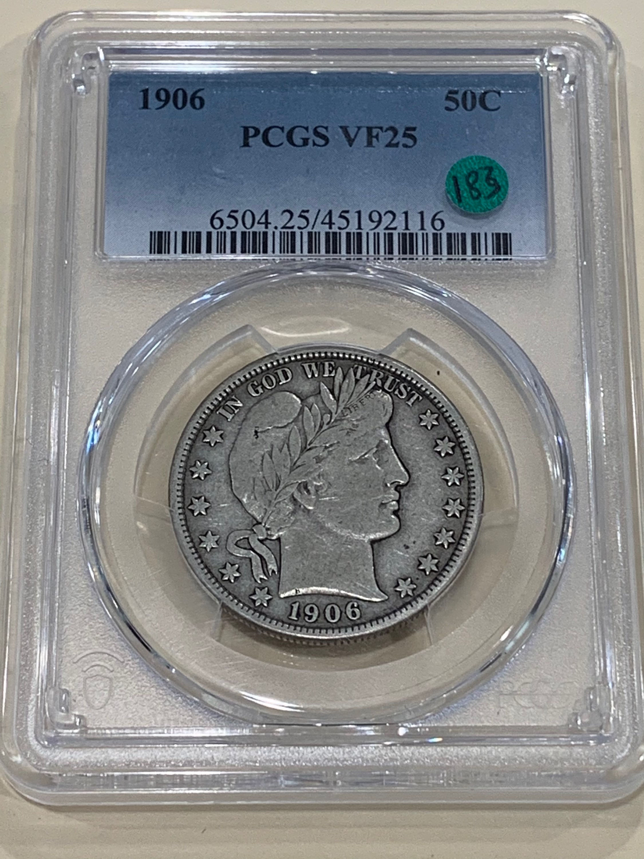 1906 PCGS VF25