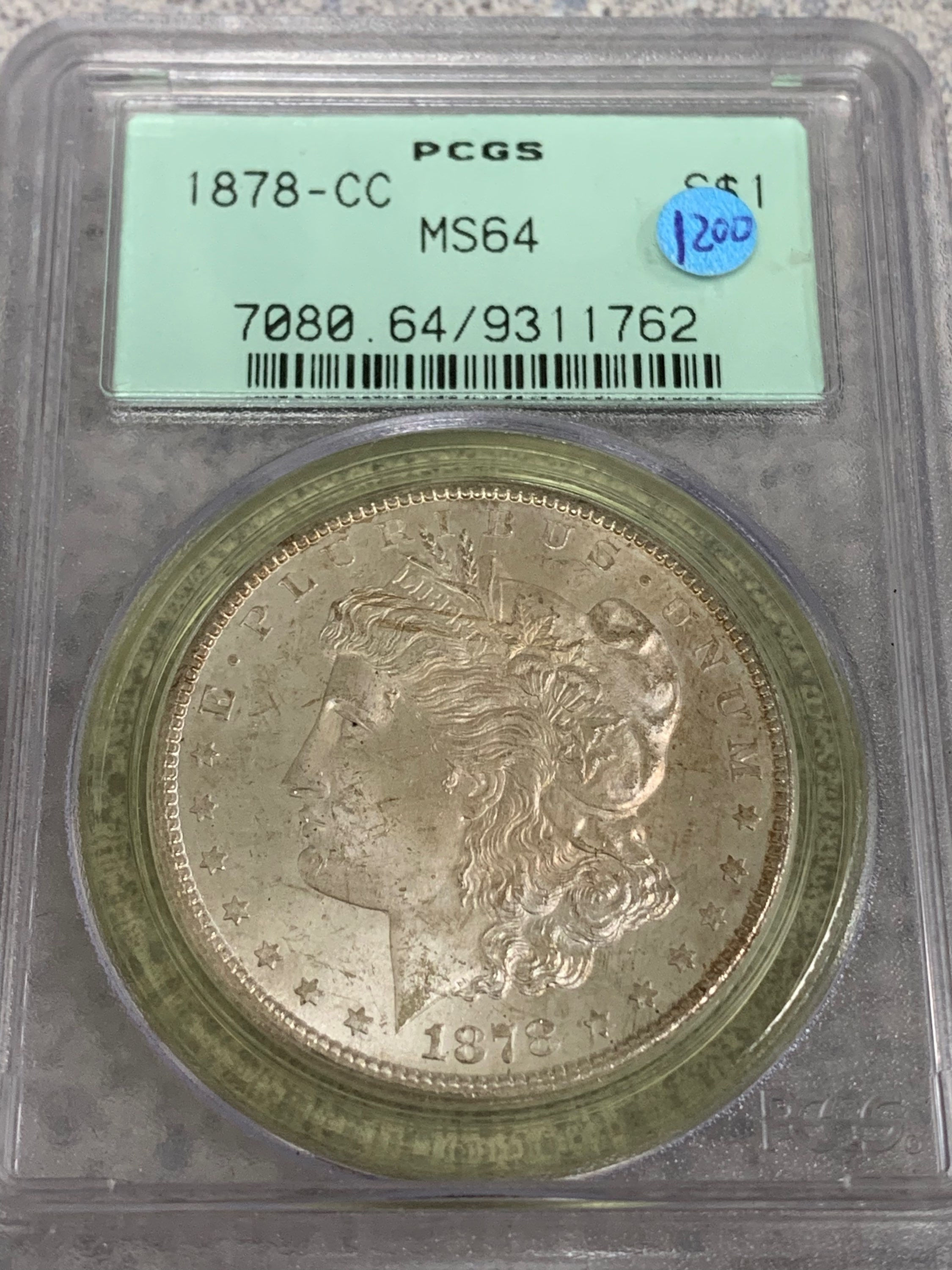 1878-CC PCGS MS64