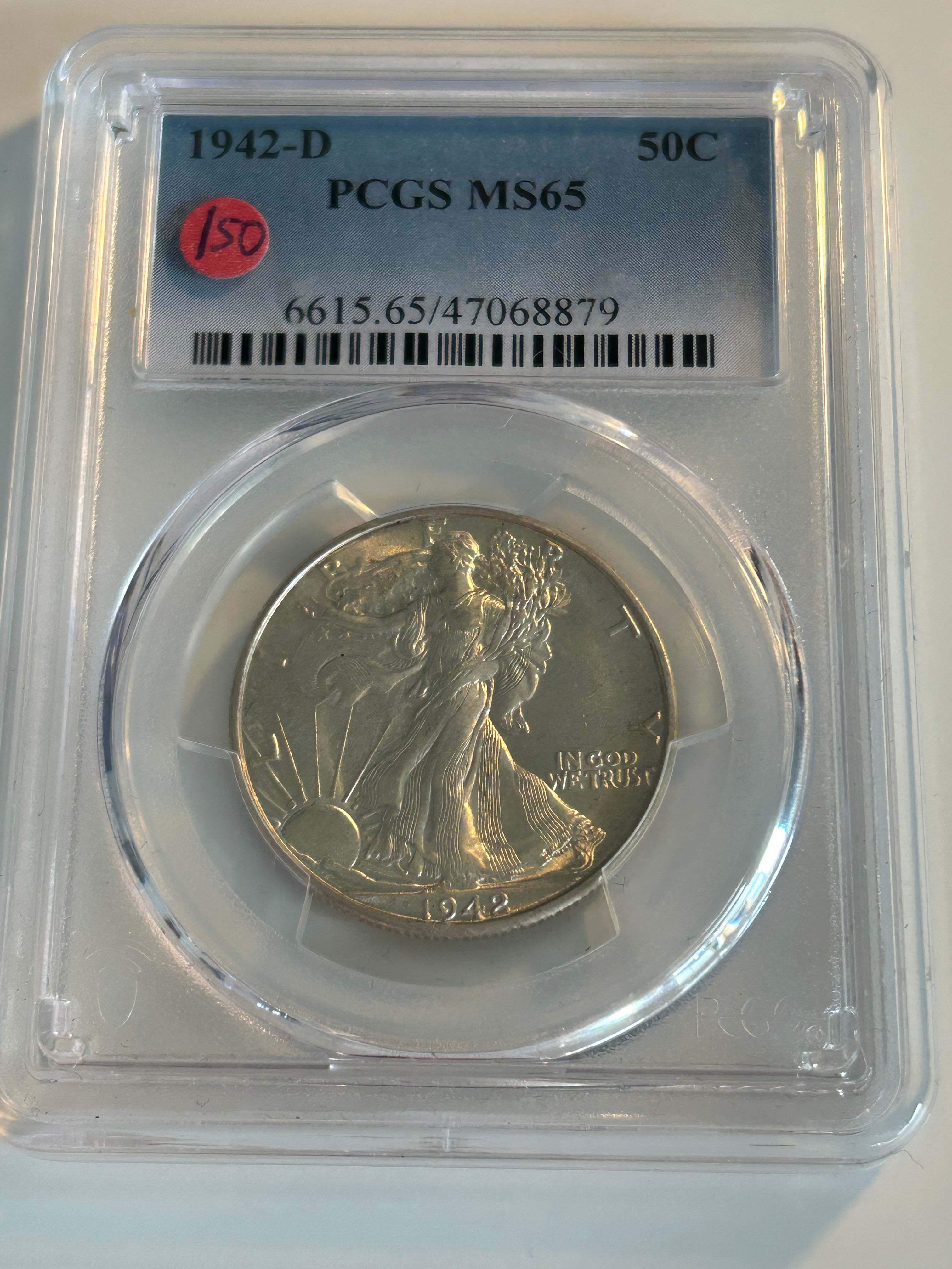 1942-D PCGS MS65