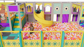 Indoor ihrisko Color Wood 2025 3D dizajn REATEK 01