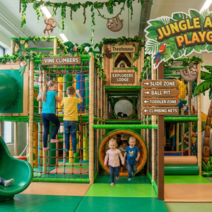 Customized indoor playground, jungle theme 02