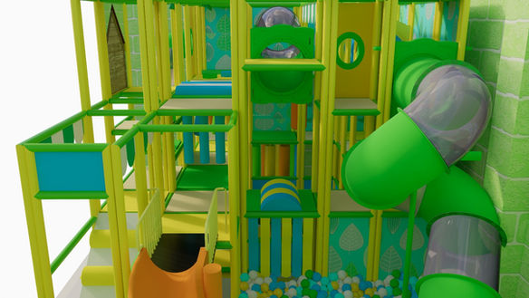 Indoor ihrisko Jugle Boat 2025 3D dizajn REATEK 06