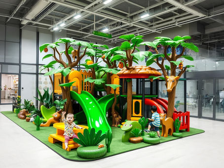 Jungle theme big customized modern indoor playground
