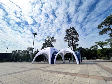 Nafukovací stan Tvar-X KGK REATEK 01