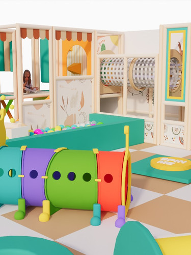Indoor ihrisko Wood 2025 3D dizajn REATEK 03