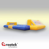 Športová atrakcia Blue-Yellow Water Football REATEK 01