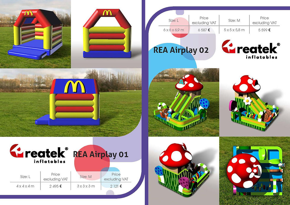 Inflatable combos Reatek