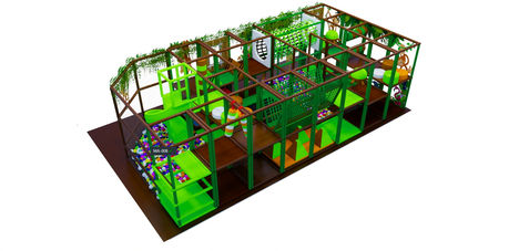 Indoor hřiště Jungle 1 3D dizajn REATEK 01