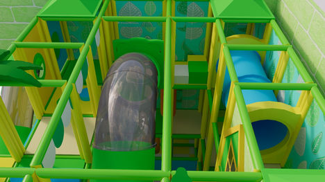 Indoor hřiště Jugle Boat 2025 3D dizajn REATEK 12