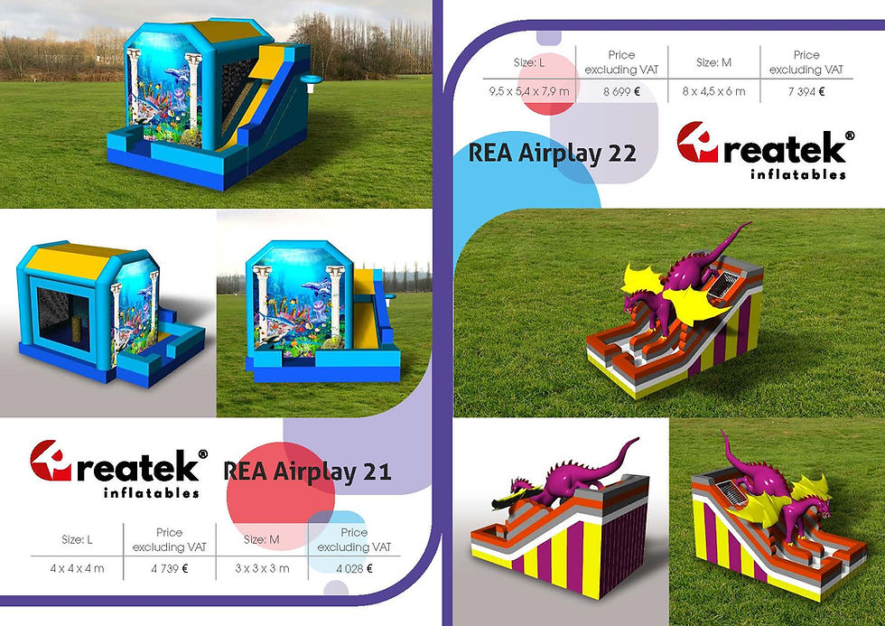 Fairytale themed inflatables Reatek