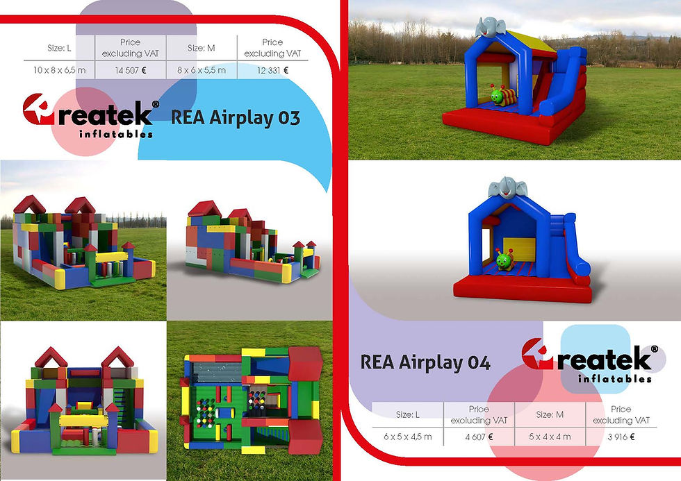 Design inflatable games Reatek