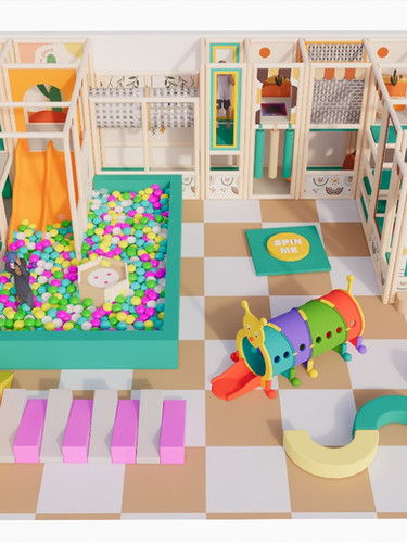 Indoor ihrisko Wood 2025 3D dizajn REATEK 02