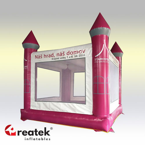 Nafukovací skákací hrad Pink REATEK 01