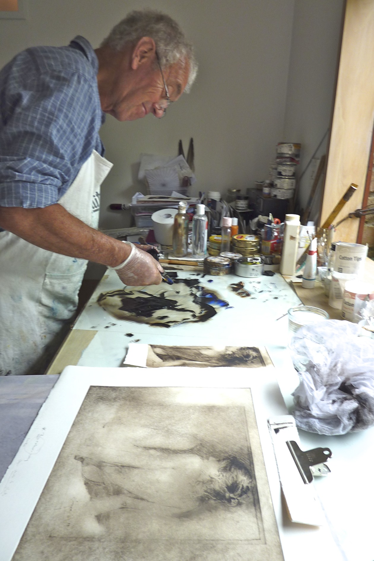 Inking the Plates