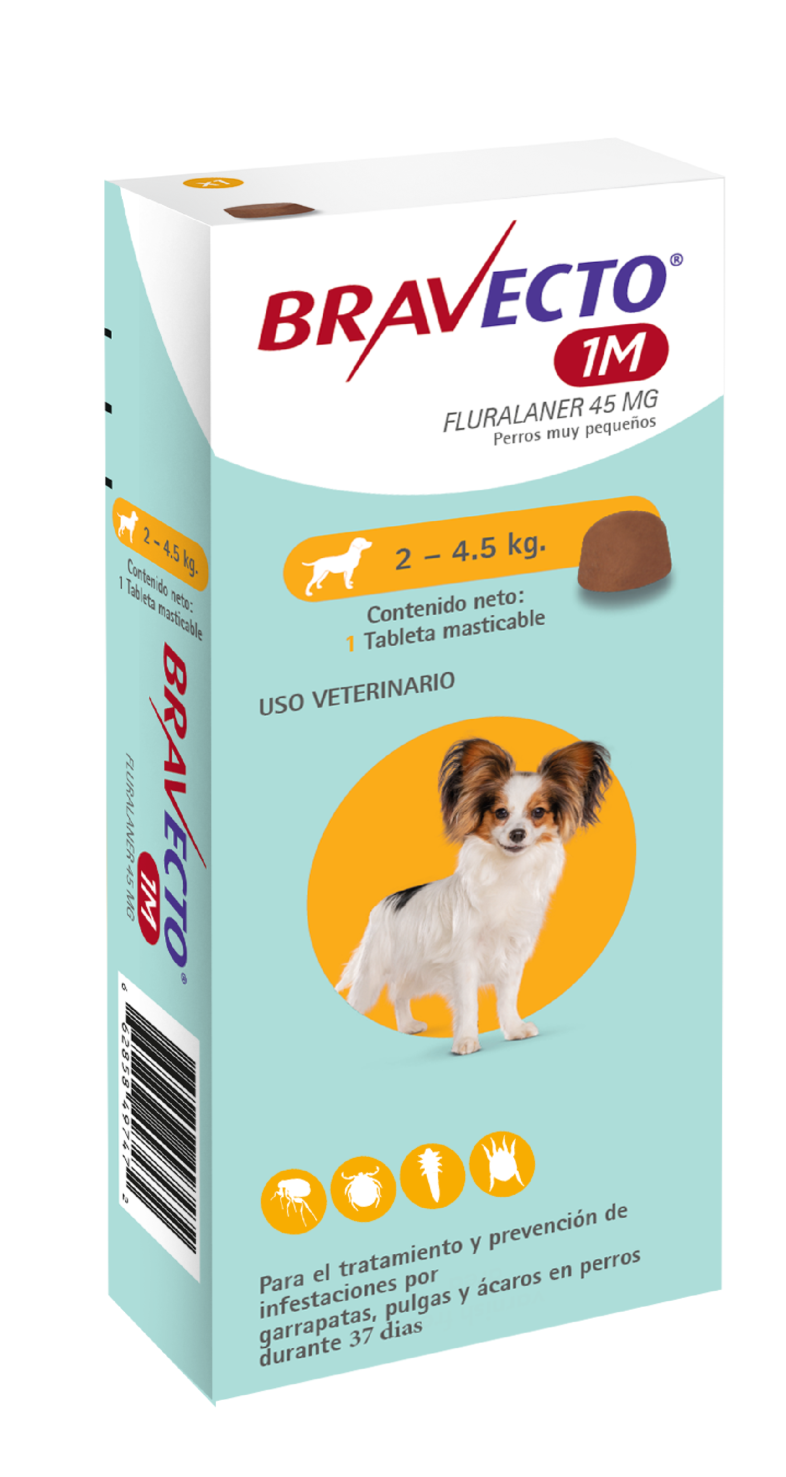 Bravecto Mensual 2 a 4,5KG