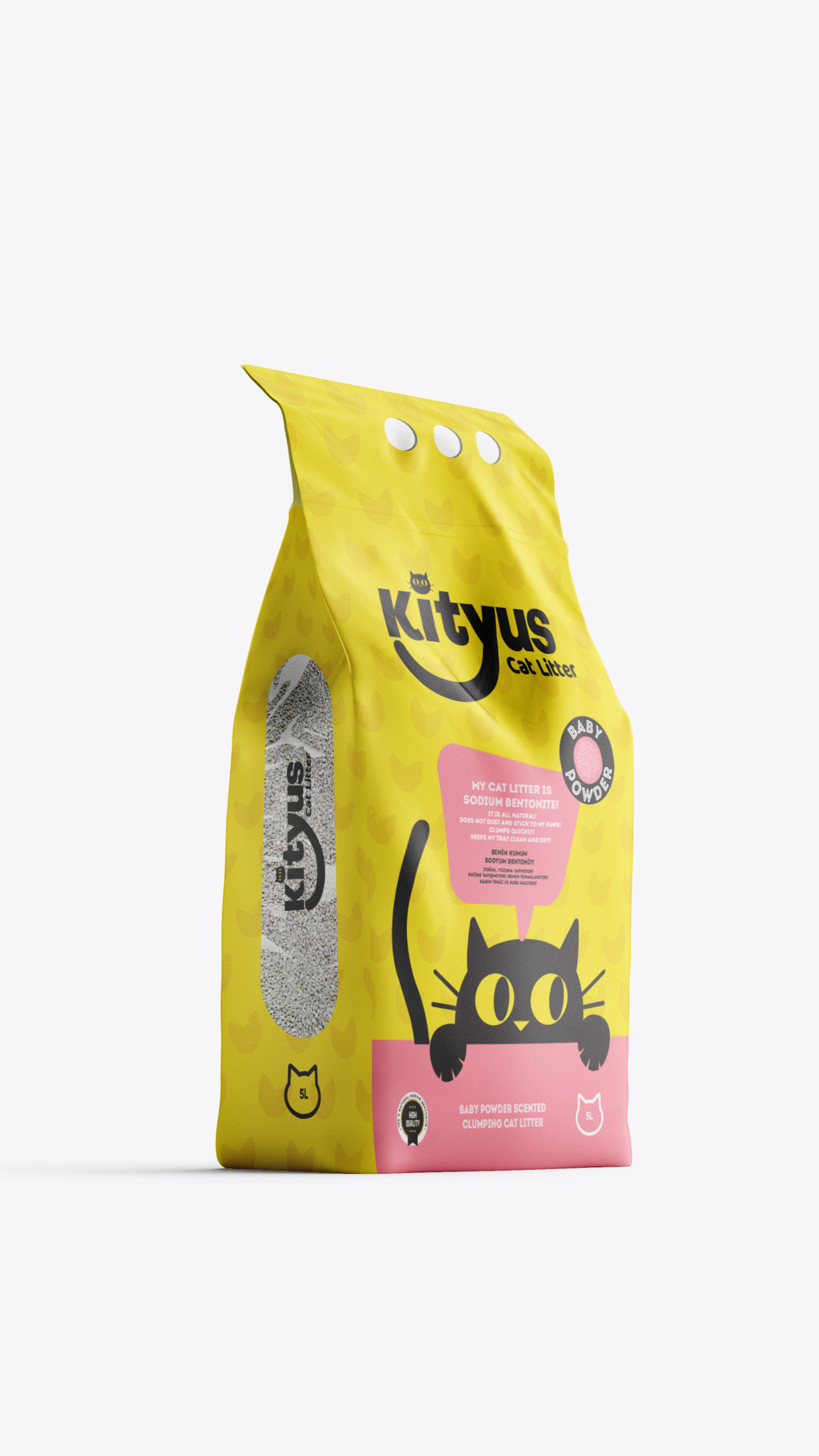 Arena sanitaria Kityus Baby Powder 10KG