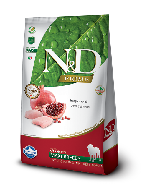 N&D Prime Perro Adulto Maxi 10,1KG Pollo y Granada