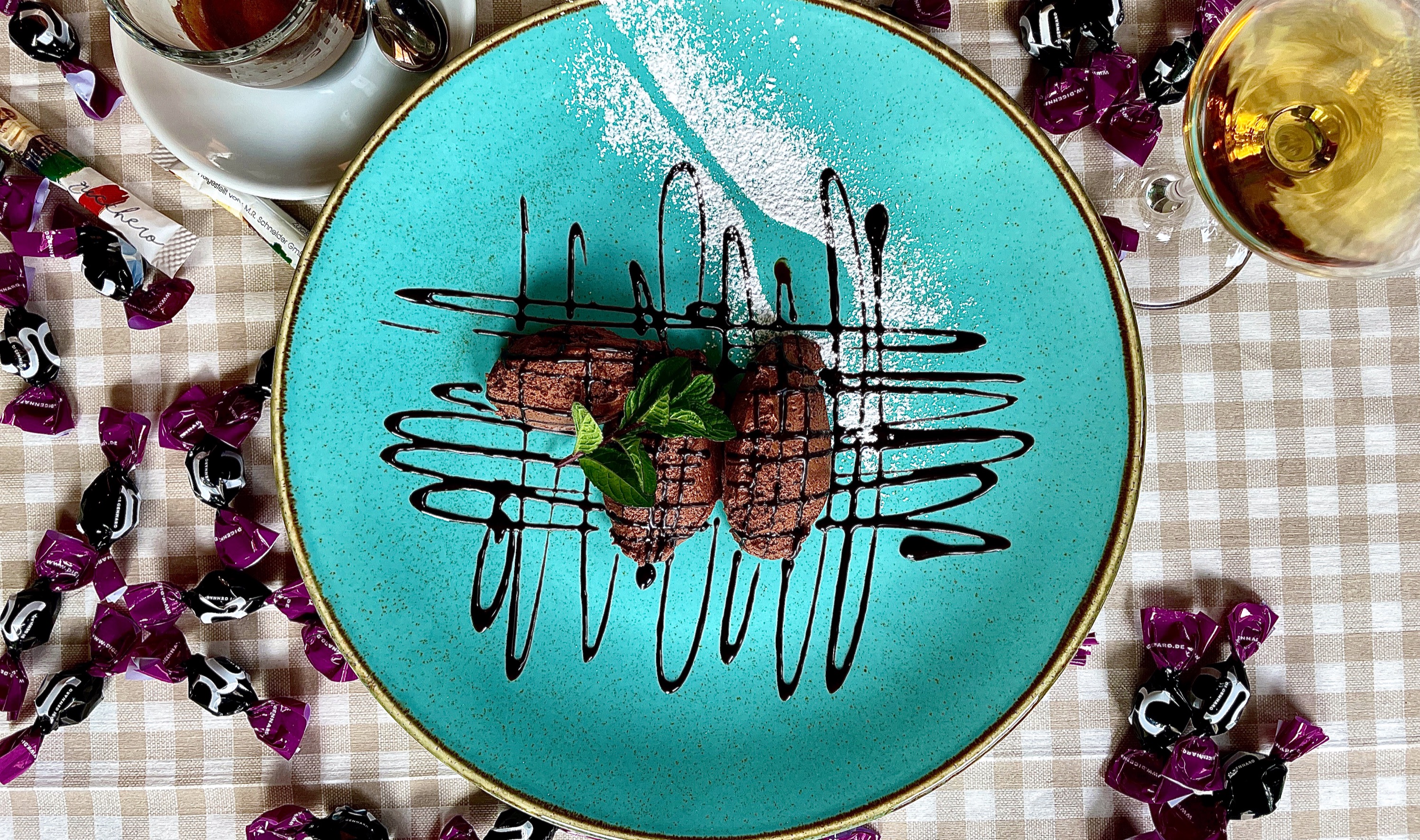 Arranged Food and Objects