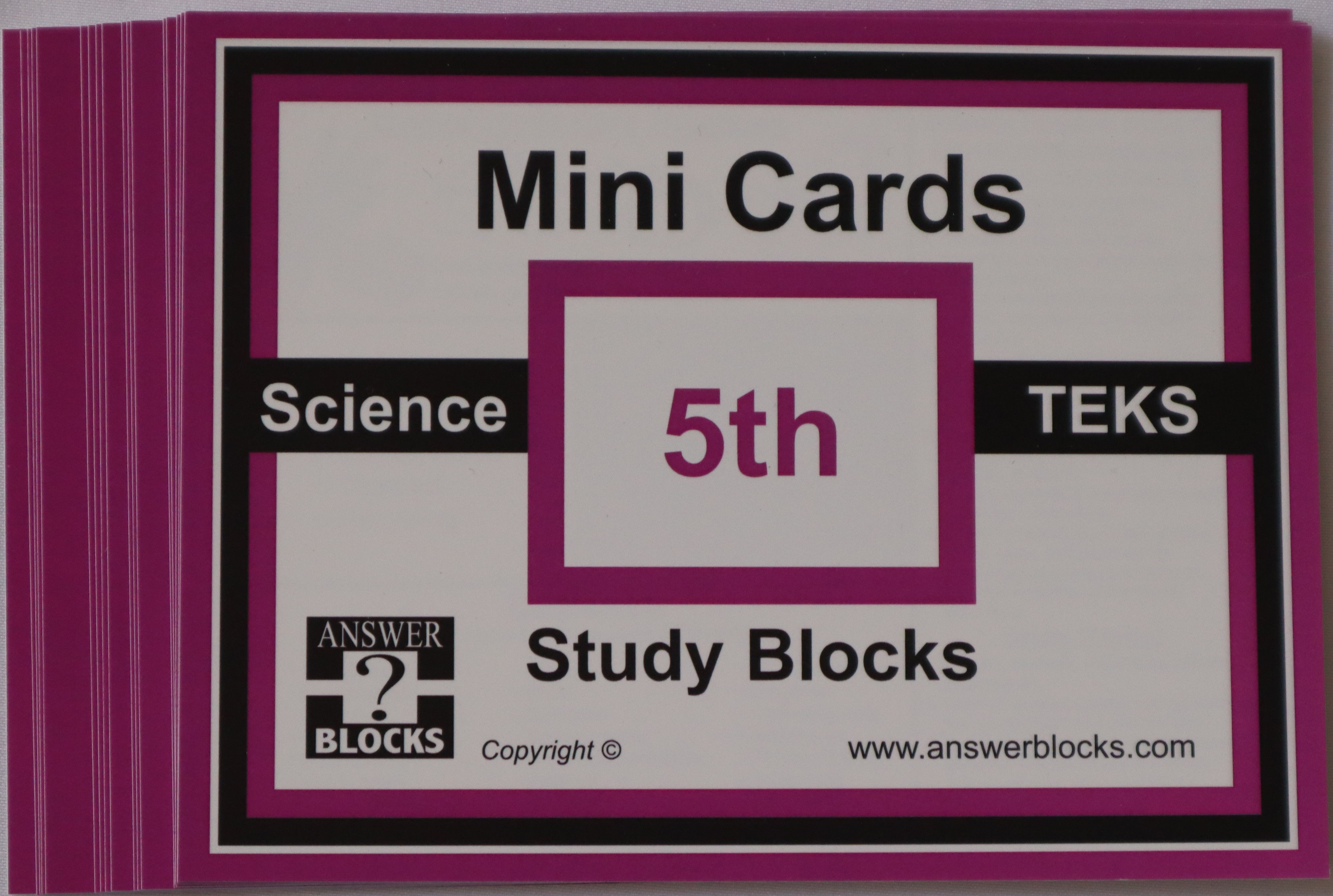 SCIENCE – 5th Mini Cards