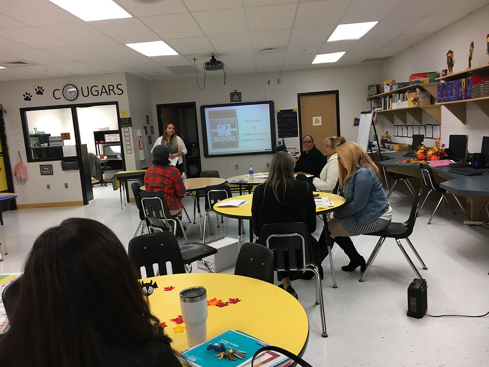 Professional Development Training with grade level teams
