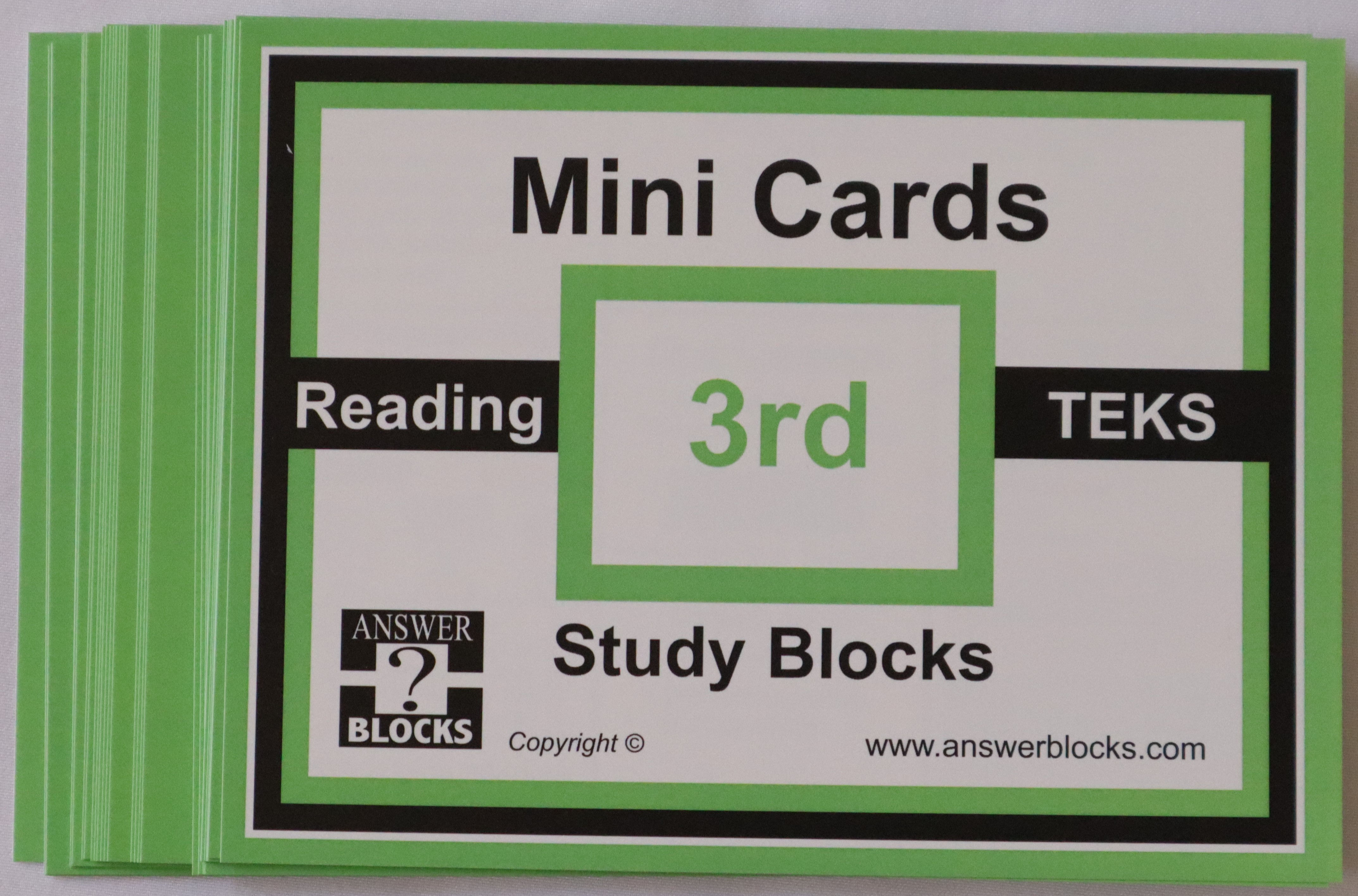 READING – 3rd Mini Cards