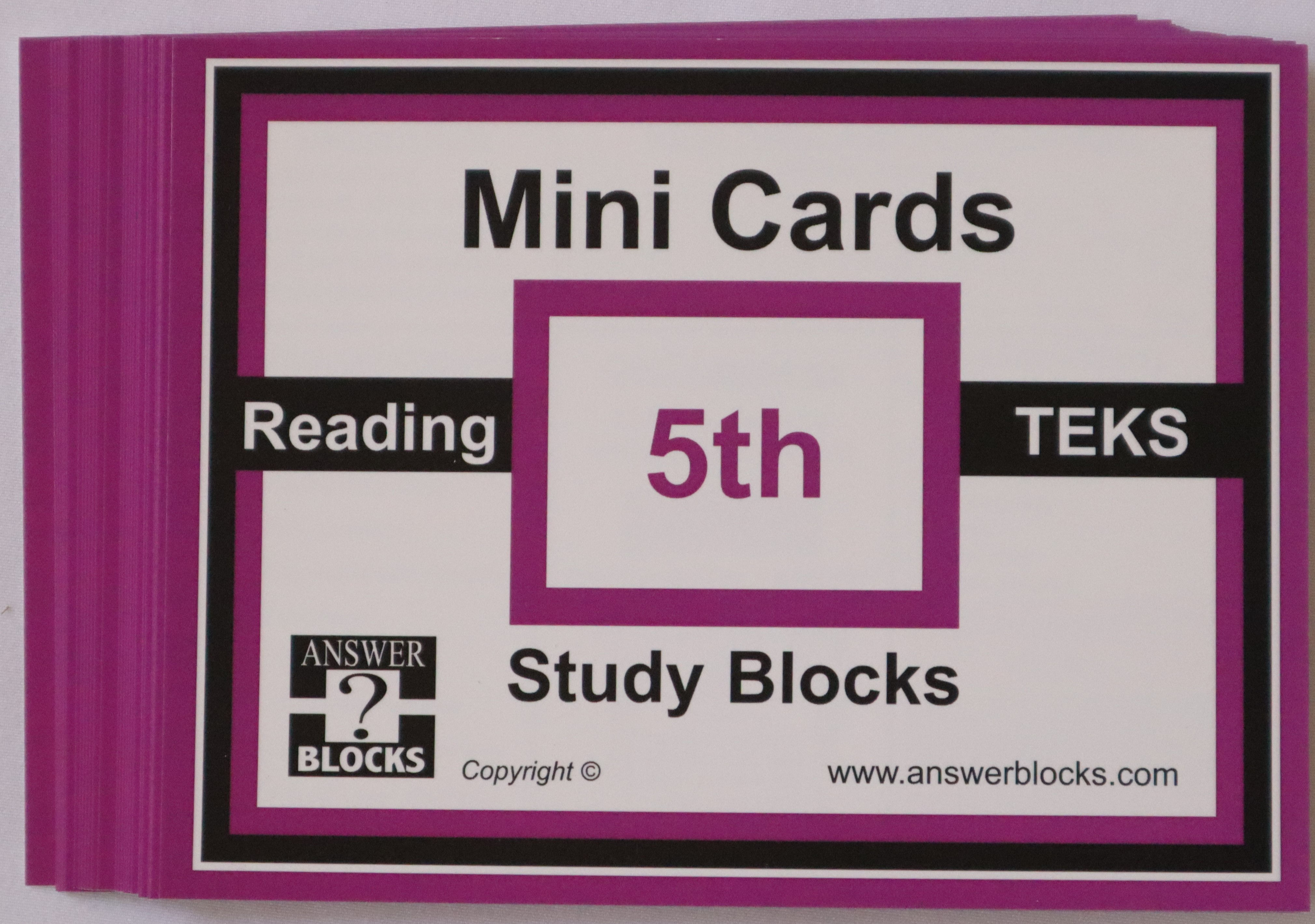 READING – 5th Mini Cards