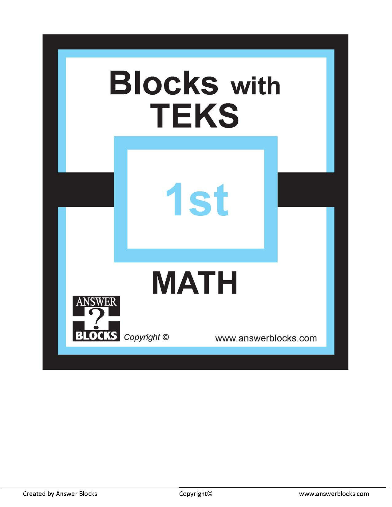 Math - 1st Blocks/TEKS