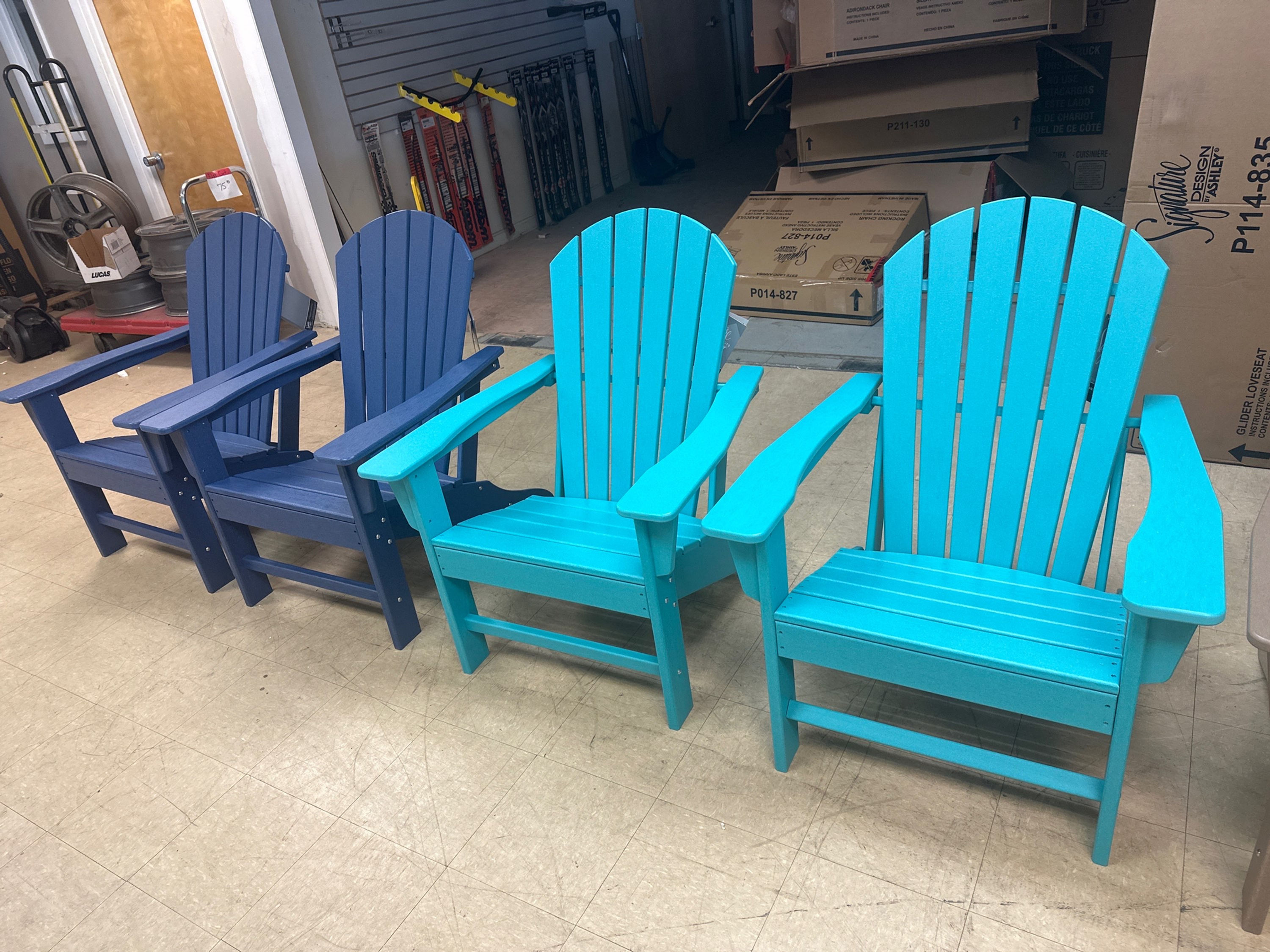 New Adirondack chairs 