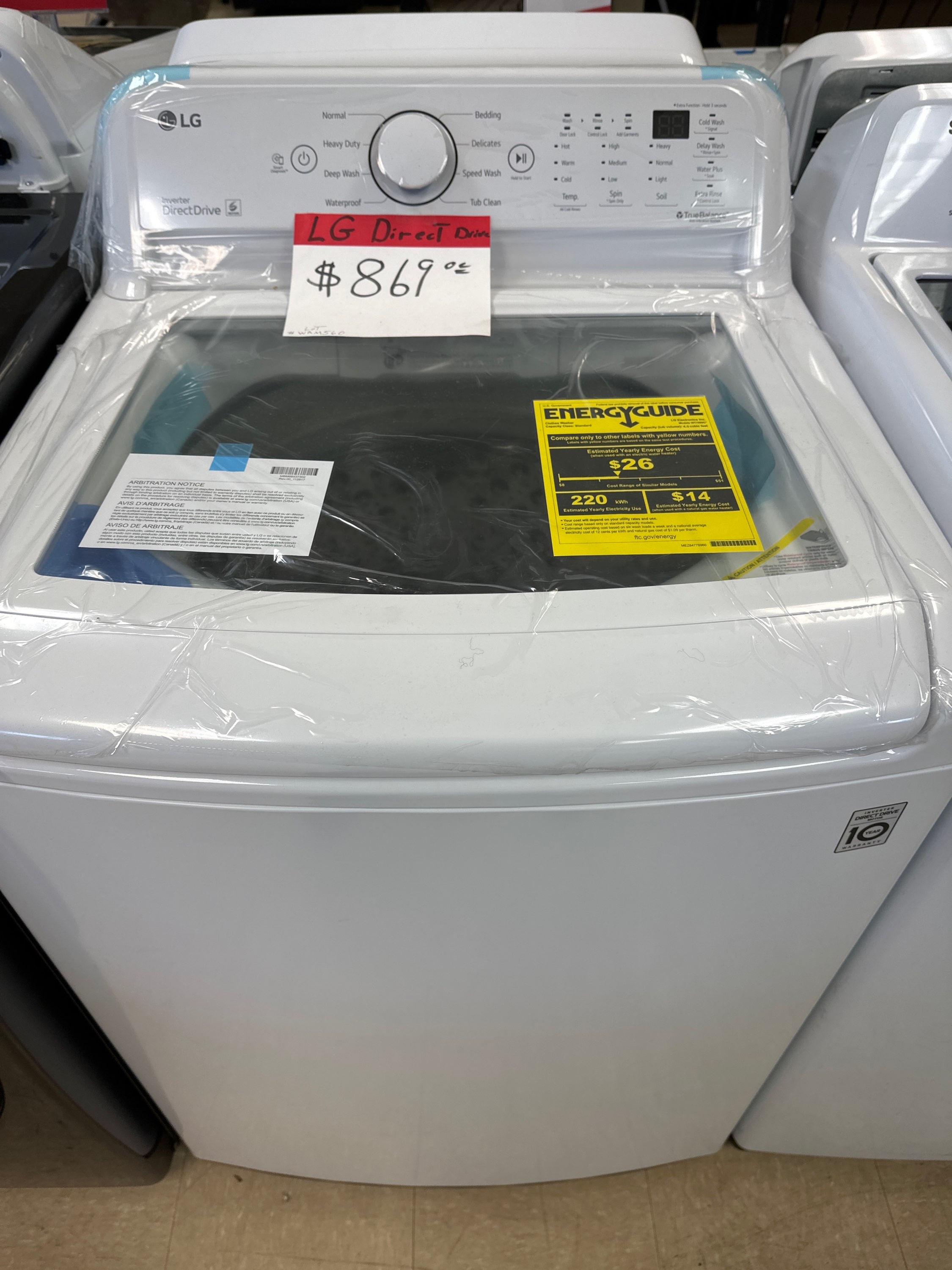 LG washer 