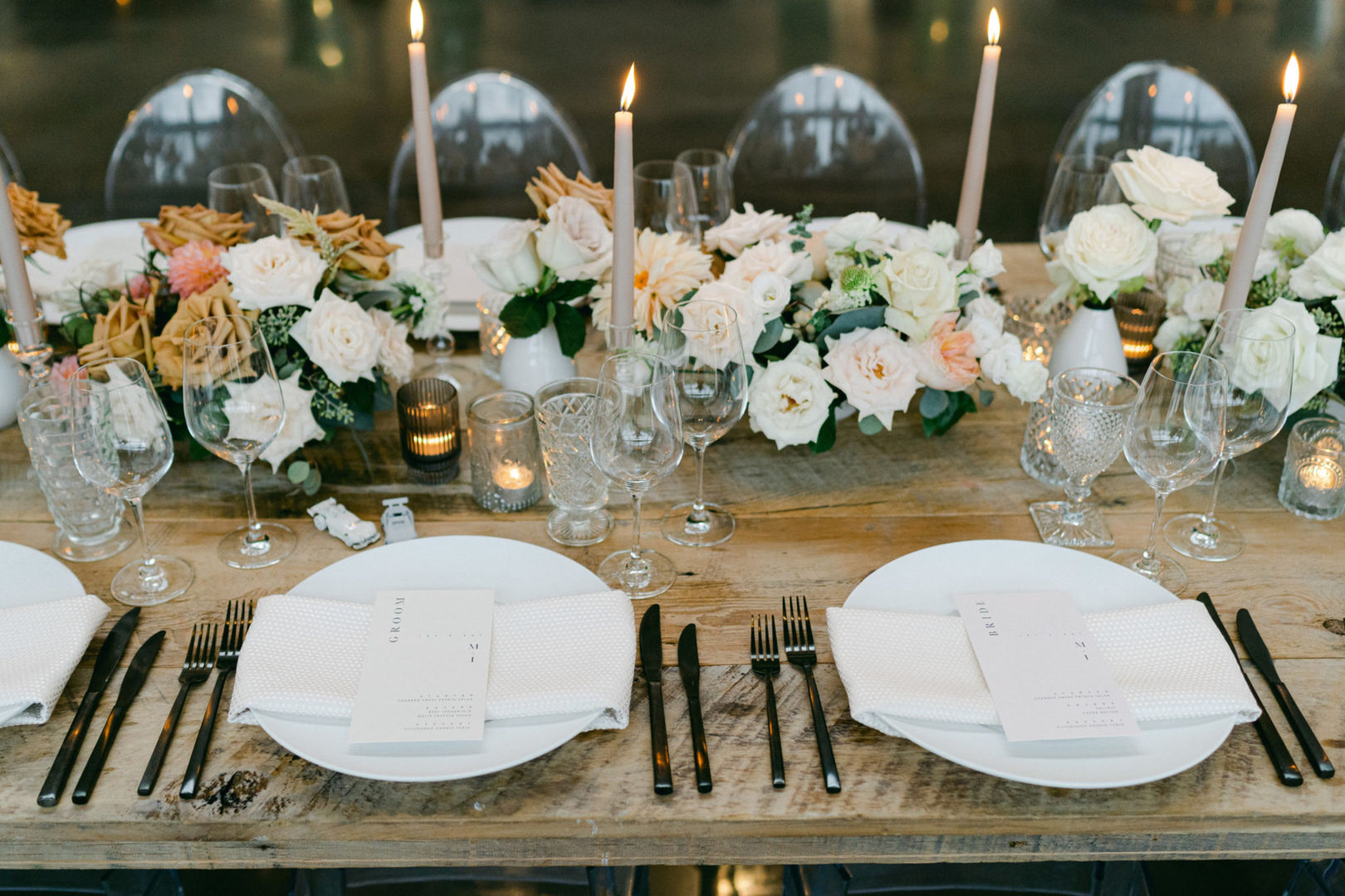 Modern Creative Wedding Washingtonian Weddings Place Settings Tablescape