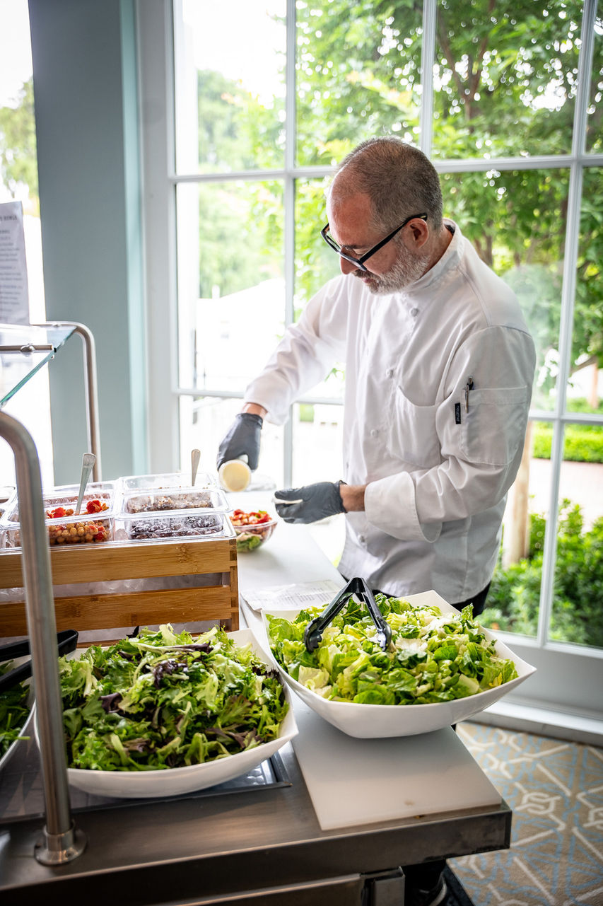 Healthy Salad Bar U.S. Open Golf Tournament Los Angeles CA 2023