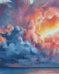 The Part We Choose - acrylic on 16x20 inch cradled wooden panel (available)