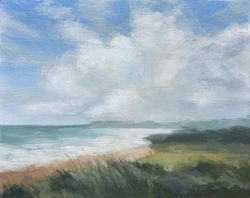 Dreamy Days - acrylic on 10x8 inch cradled wooden panel (available)