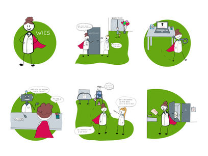 illustraties, veiligheid online, tekenhart, informatiebeveiliging