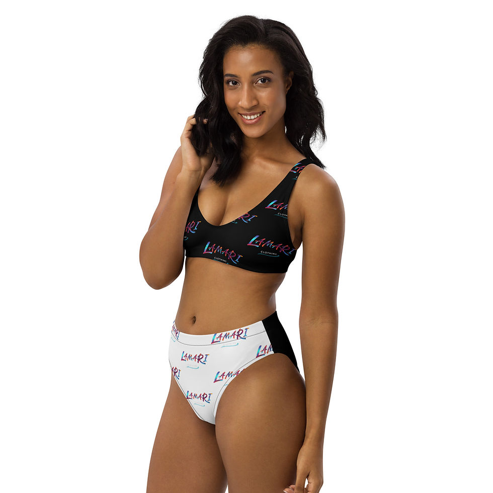 Thumbnail: LAMARI CLOTHING Recycled high-waisted bikini
