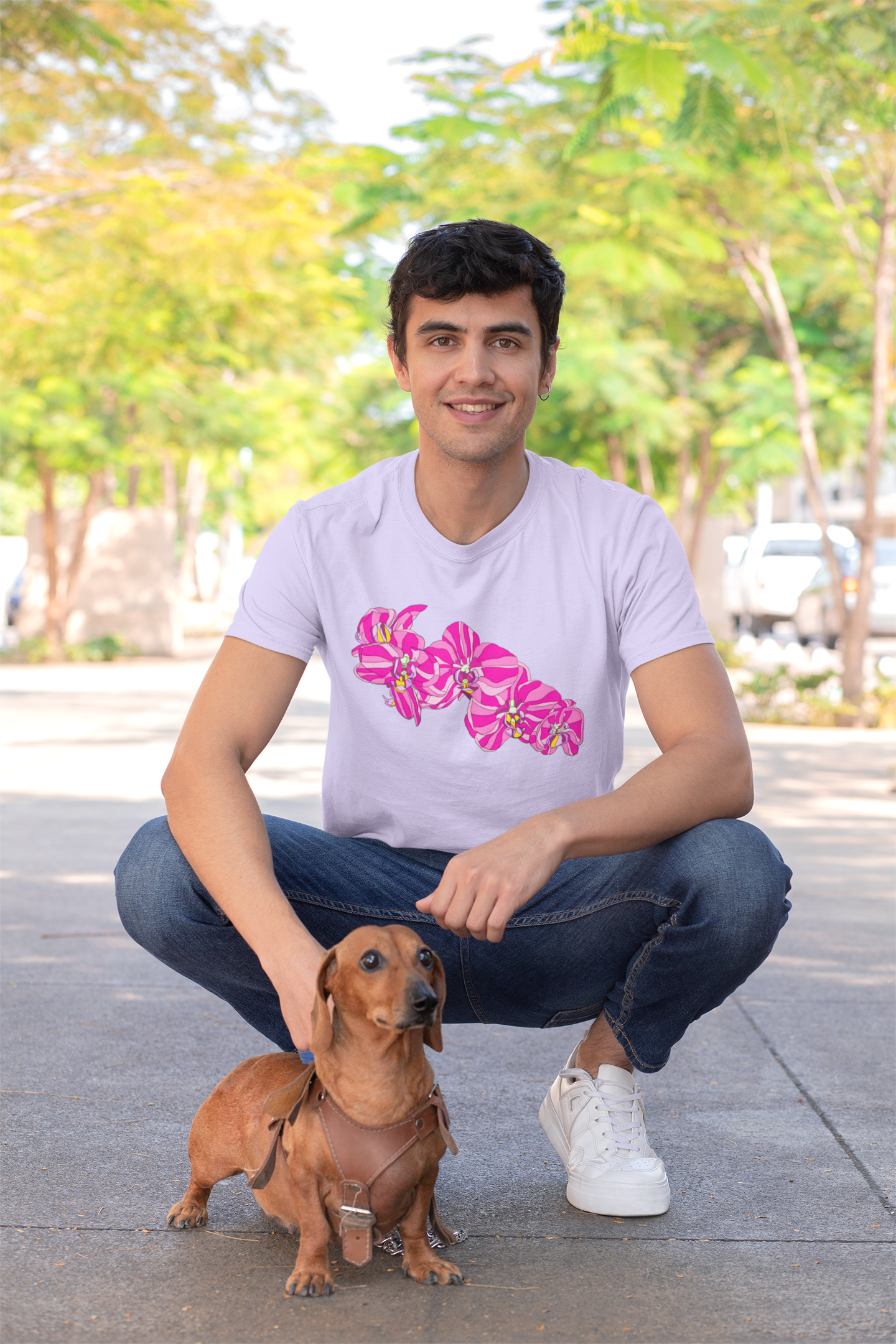Orchid Friends Unisex organic cotton t-shirt