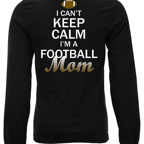 Football Mom Shirt Design Alpawears