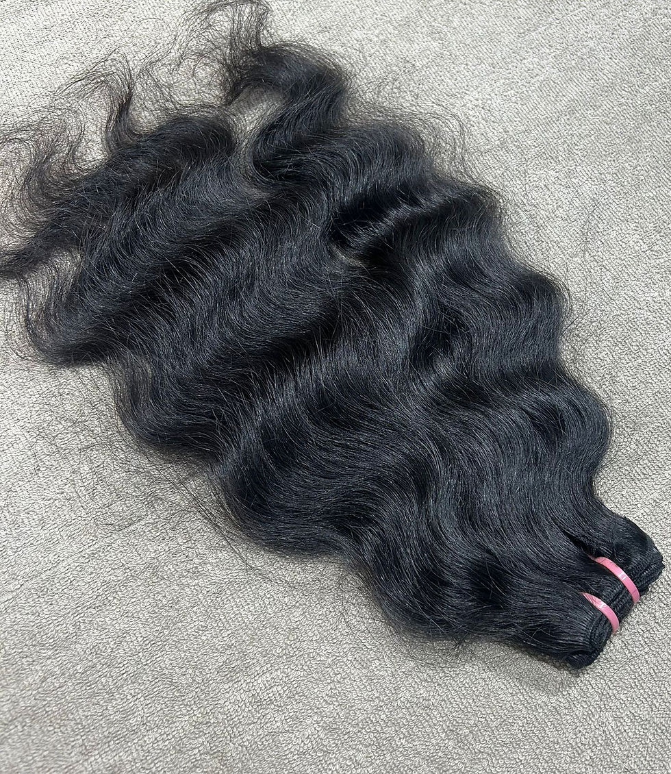 Miniaturbild: Raw Natural Deep Wavy Hair Extensions