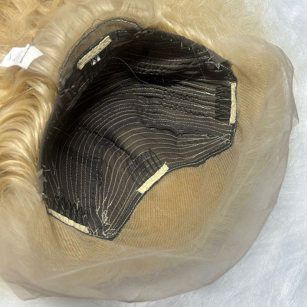 Thumbnail: Transparent Lace  Frontal  Blonde  Wavy  Wig